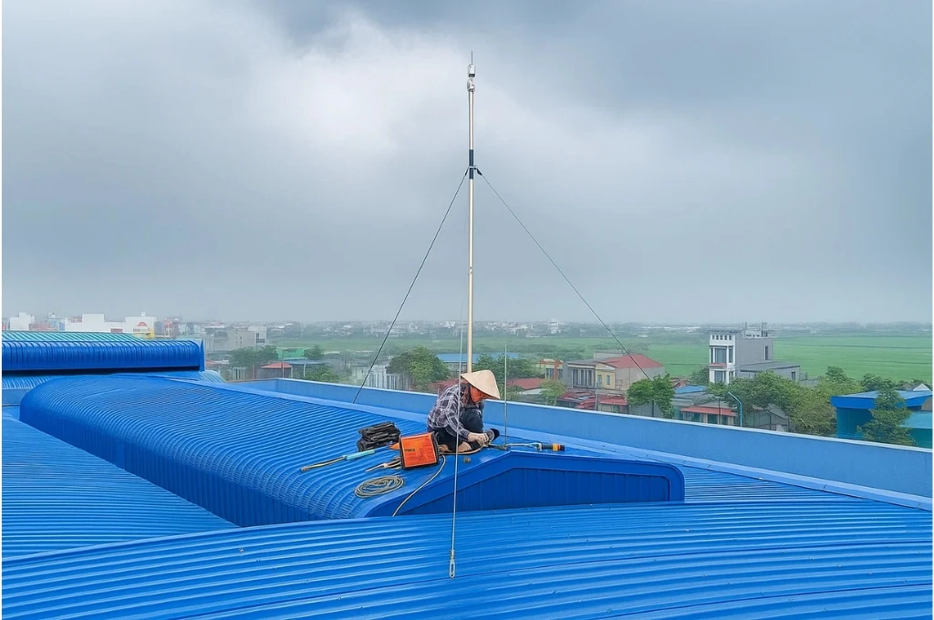 Dự Án Thi Công Chống Sét Toàn Diện Tại Nhà Máy Nước Hải Phòng 8