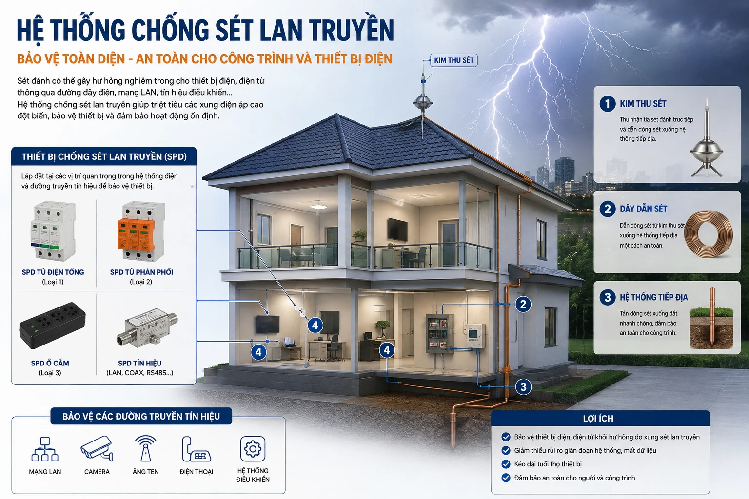 Hệ thống chống sét lan truyền (SDP)